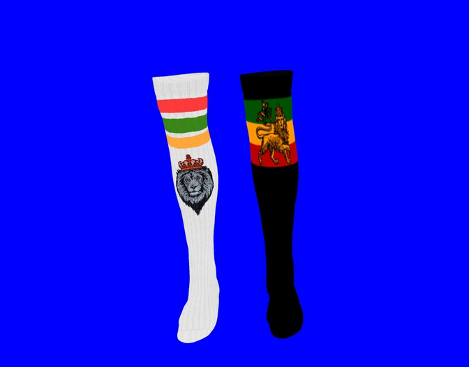 .:. MS .:. Rasta Lion Socks [UNPACKER]