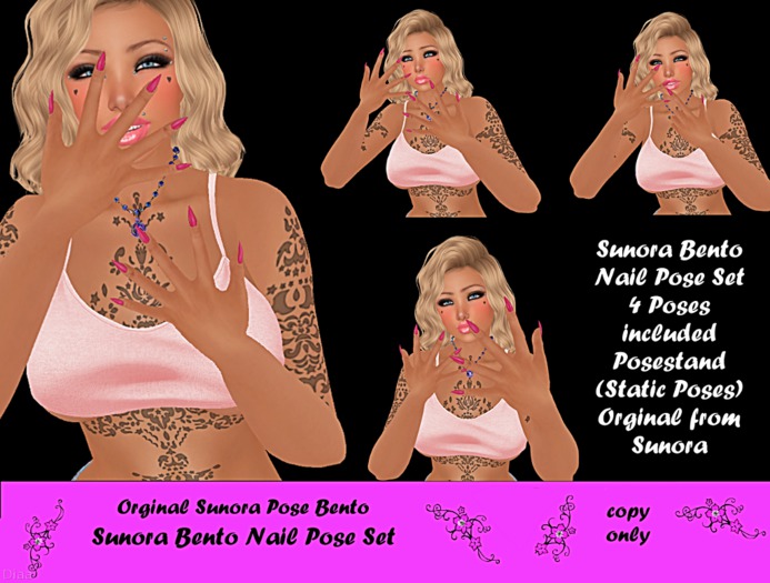 Sunora Bento Nail Pose Set