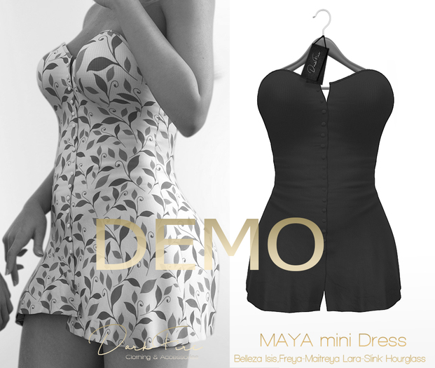 DarkFire-Maya miniDress-FatPack DEMO
