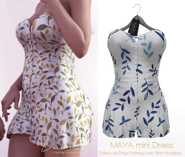 DarkFire-Maya miniDress Pattern#01