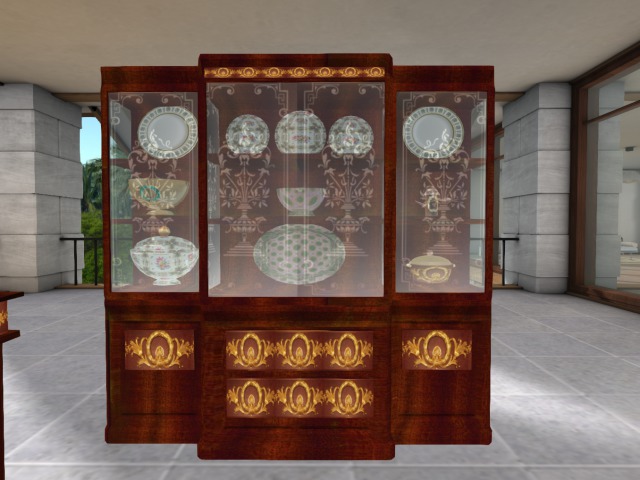 Cabinet dining room Madera