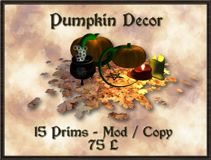 ***TGI*** Pumpkin Decor V2.0 (BAG)