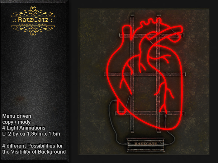 .: RatzCatz :. Neon Sign Wall *Heart*