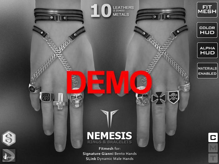**RE** Nemesis Rings Set - DEMO