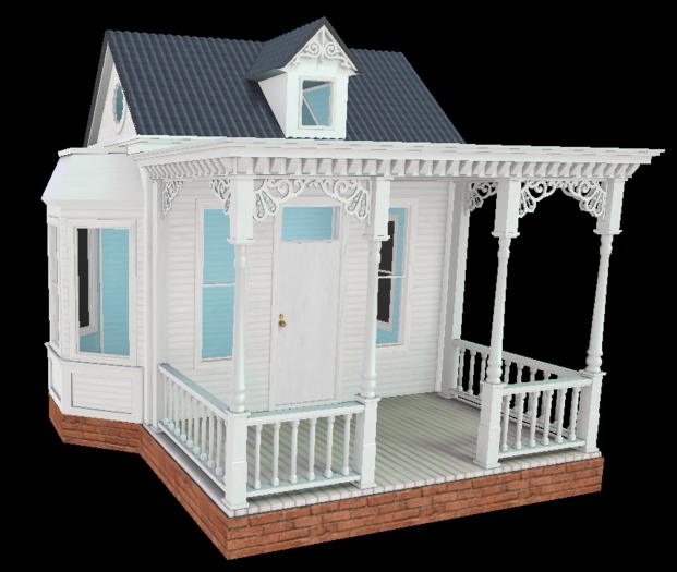 02 -Culco- Playhouse -House Blue Wall 35Li RARE