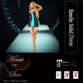 Emelie Solid Dress Blue