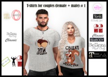 T-shirts for couples (female + male) # 1