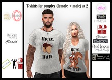 T-shirts for couples (female + male) # 2