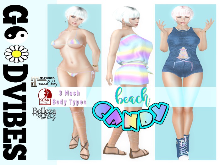 Beach Candy Three Mesh Body Pack