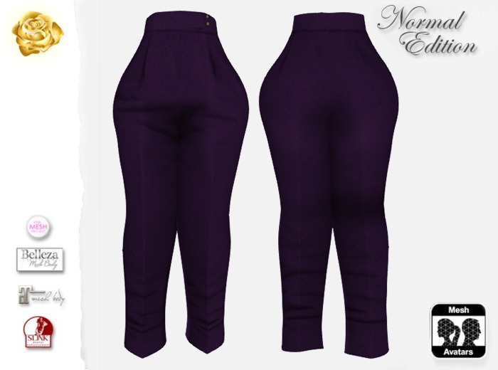 * Purple * High Trousers *