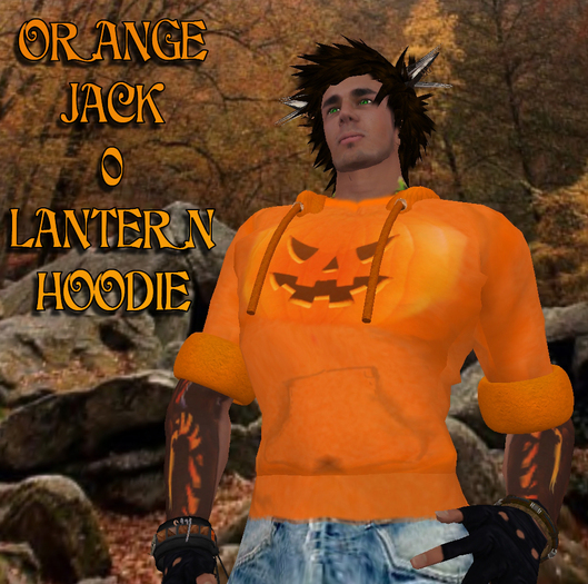 JACK O LANTERN ORANGE HOODIE