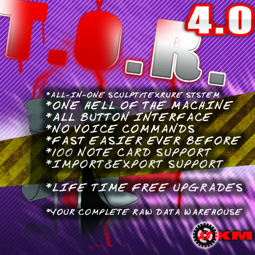 TOR4 Texture Organizer Panel Hack Tool in-world Sculpty/Texture Trial Edition