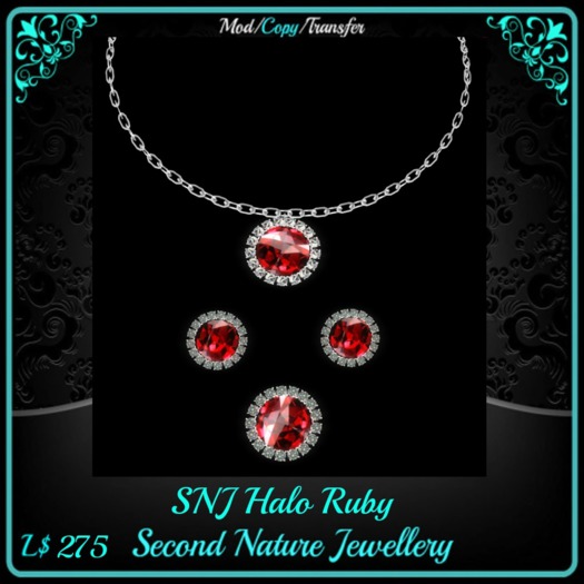 SNJ Halo Set Ruby ADD AND CLICK
