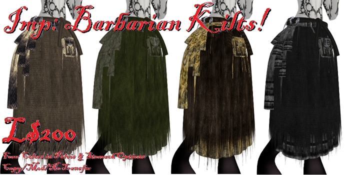 Imp: Barbarian Kilts!