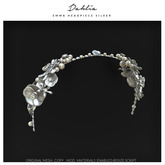 Dahlia - Emma - Headpiece - Silver