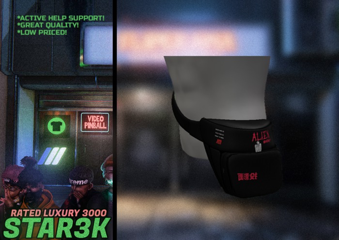 Alien Zone Fanny Pack Red