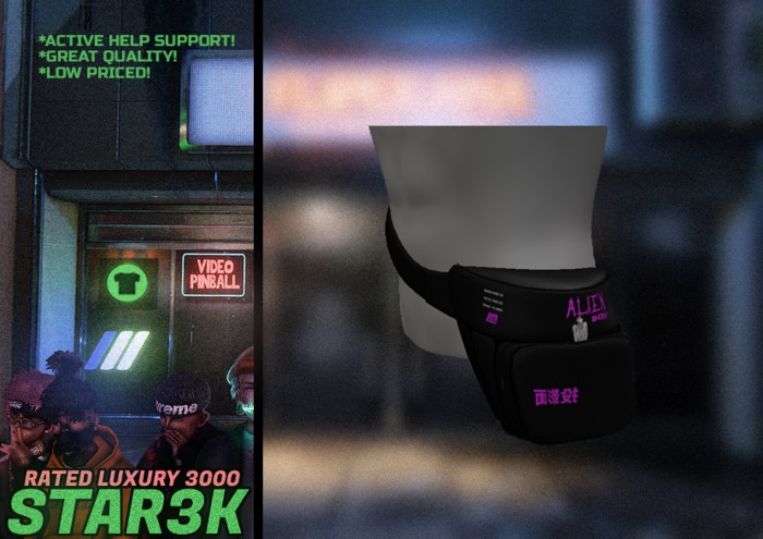 Alien Zone Fanny Pack Purple 