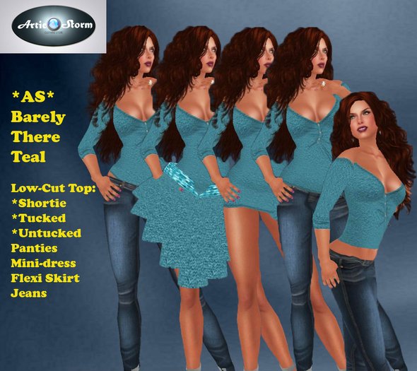 *AS Barely There Teal