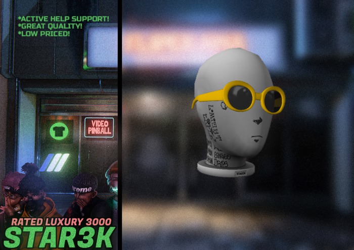 Normal Clout Goggles Gold By Star3K