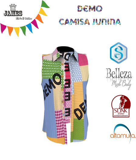 DEMO Camisa Junina .::James Store & Tattoo::.