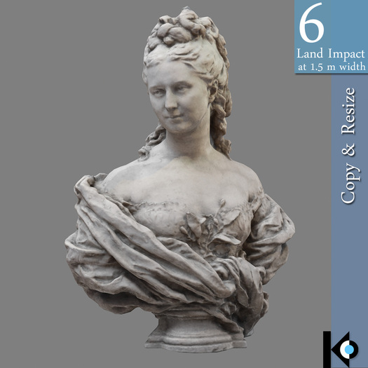 3D / Baronesse Sipiere Bust / 6 land impact