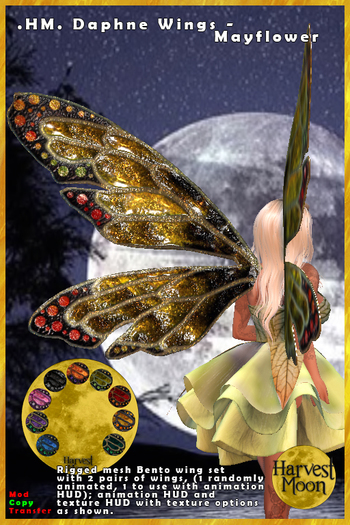 .HM. Daphne Bento Wing Set Mayflower [Add and Click]