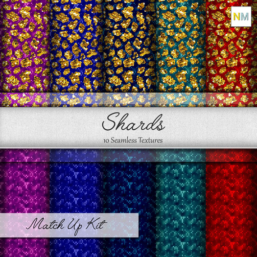 Shards A Matchup Kit 10 Seamless Textures NM