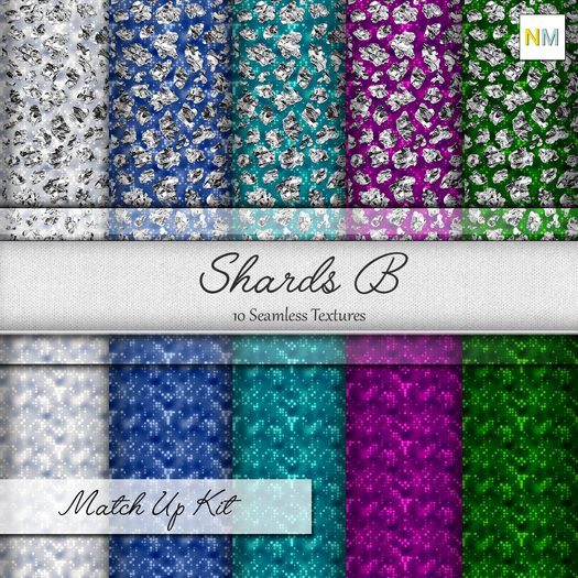Shards B Matchup Kit 10 Seamless Textures NM