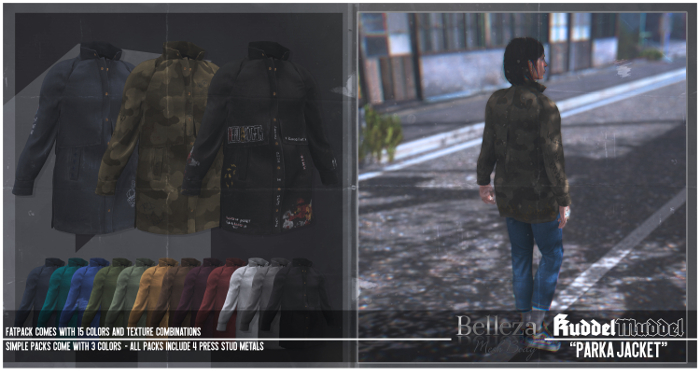 [KuddelMuddel] Parka Jacket / Blues