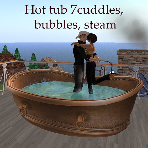 Copper Tub seven cuddles- steam bubbles
