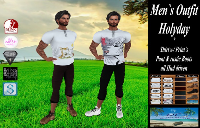 ~DF~Mens Outfit Holyday w/Hud