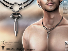 **RE** Tribal Dagger Necklace * Unisex*