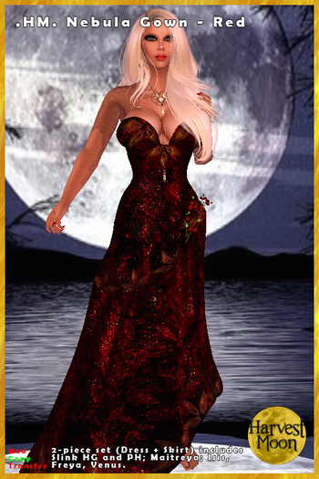.HM. Nebula Dress - Red [Add and Click]
