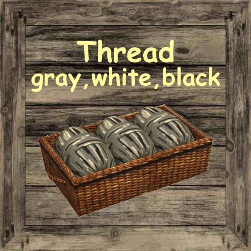 Storage Thread gray,white,black