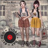Petite Mort- RSD Navy Floral Skirt