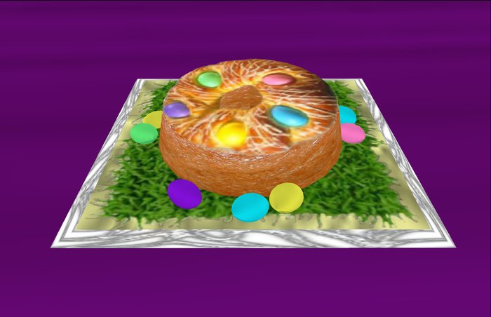 Divivity Easter Egg Coffee Cake