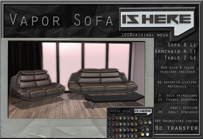 [IsHere] Vapor Sofa PG Set