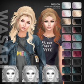 Wasabi // Melon Mesh Hair - Lunar Ombre