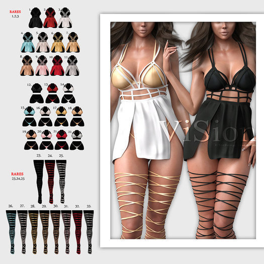 6#{ViSion} // Elisa Dress -Maitreya- Gold