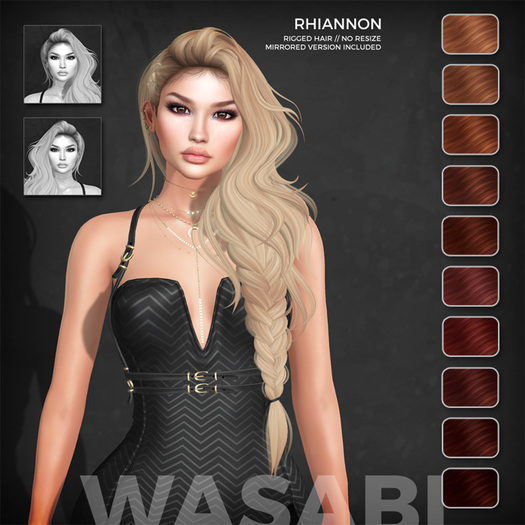Wasabi // Rhiannon Mesh Hair - Reds