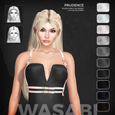 Wasabi // Prudence Mesh Hair - B&W
