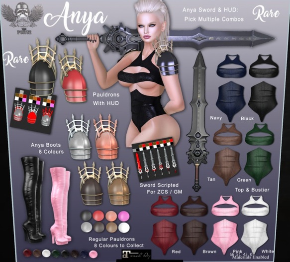 [EZ] Anya Pauldrons, Silver