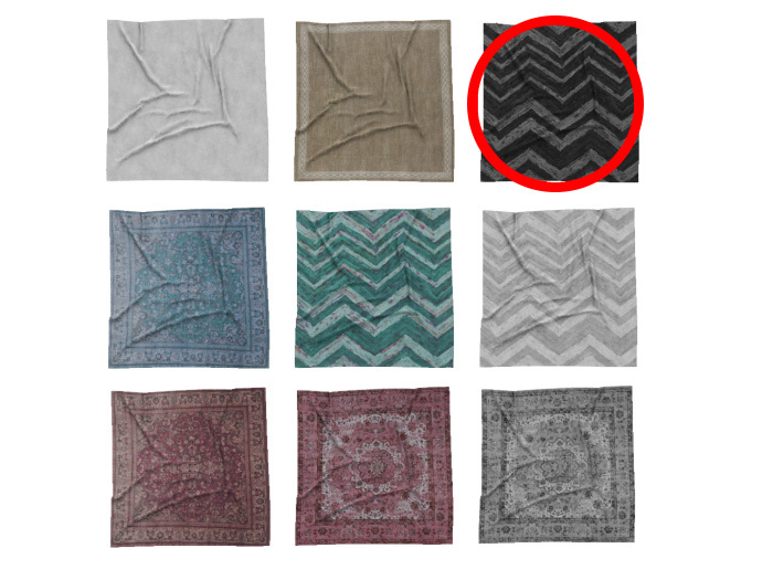 Infinite - Stephanie's Rug *Black Zagz