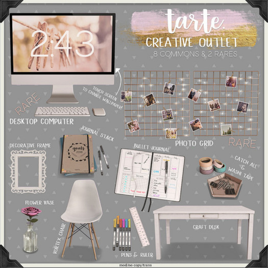 tarte. catch all & washi tape