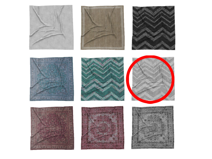 Infinite - Stephanie's Rug *White Zagz