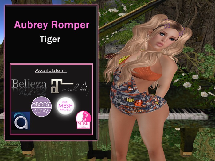 Aubrey Romper Tiger