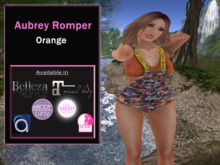 Aubrey Romper Orange