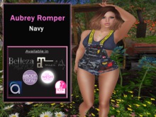 Aubrey Romper Navy
