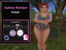Aubrey Romper Cobalt