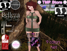 //TMP Clothings Store// NET Plain Halterneck Dress w/HUD